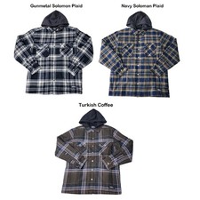 Eddie Bauer Men's Pockets Full-Zip Fleece Hooded Shacket picture
