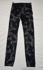 Gymshark Power High Rise Leggings Size Small Black Grey Marble Booty Enhancing picture