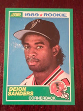 1989 Score Deion Sanders Rookie RC #246 1989 Falcons 49ers Cowboys picture