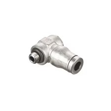 Legris 3618 06 13 Metric All Metal Push-To-Connect Fitting, Brass, Silver picture