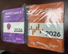 CODING BOOKS ICD-10-CM, HCPCS Level II BRAND NEW picture