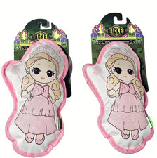 2 Pack Wicked Inspired Pink Princess Dog Toy With Squeaker For Playtime Fun picture