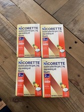 Nicorette Value pack Fruit Chill 2mg Coated Gum 100 Pieces (4 packs) EXP 01/2028 picture