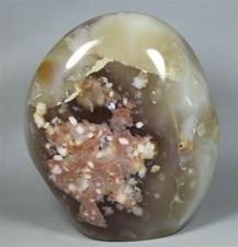 3.68 lb Natural Cherry Blossom Agate Quartz Crystal Freeform Mineral Specimen picture