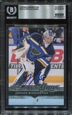 JORDAN BINNINGTON signed 2014 UD YOUNG GUNS ROOKIE CARD RC YG BECKETT 10 (BAS) picture