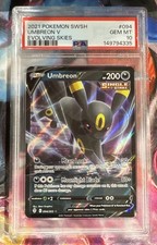 Pokémon TCG Umbreon V 094/203 Evolving Skies Ultra Rare Holo EN 2021 PSA picture