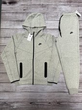 NEW Nike Sportswear Tech Fleece Full-Zip Hoodie & Joggers Set Grey Size S-XL picture