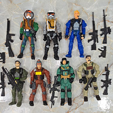LOT OF 7 Vintage 2003 Lanard The Corps Military Action Figures 4