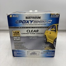 Rust-Oleum EpoxyShield High Gloss Clear Premium Floor Coating Kit 90 oz picture