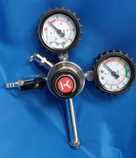 New Premium Dual Gauge, 2-Stage CO2 Draft Beer Regulator KC HL-62 Scratch & Dent picture
