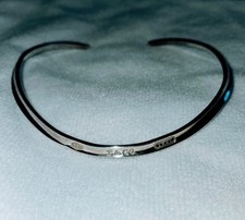 Authentic Vintage Tiffany and Co. 1837 Sterling Silver Neck Cuff/Collar Necklace picture