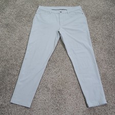Lululemon Pants Mens 36 Gray ABC Commission Slim Performance Stretch Chino 36x30 picture