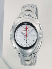 YEMA by Seiko YM-597 Mens Stainless-Steel Quartz Chronograph Watch NIB 10-ATM picture