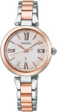 SEIKO LUKIA Grow 2024 AW Recommend Color SSQW082 Ladies Silver + Pink Gold picture