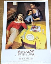 Vintage Vincenzo Calli Posters - Galerie Bernheim-Jeune Paris 1993 - 67x48 cm picture