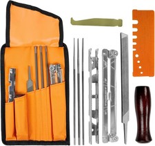 Kit Afilador para Motosierra 10PCS Limas Guía y Medidor Cadena picture