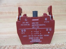 Lot Of 4 Siemens Auxiliary Contact Block 3SB1400-0A / 3SB1 400-0A *NEW OTHER* picture