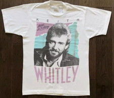 Vintage Country Music Keith Whitley T-Shirt White Unisex Size S-5XL IM049 picture