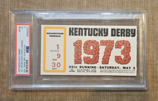 1973 Kentucky Derby Ticket Stub - Secretariat - PSA 5, Only 5 Higher picture