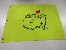 SIGNED Tiger Woods Masters Golf Flag w COA Autographed  picture
