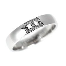 Hermes K18WG Diamond Ring Ever Hercules No. 47 - Auth  from Japan- picture