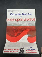 Vintage Walt Phillips Ride on the Wild Side Once Upon a Wave Surf Movie Poster picture