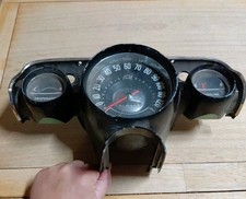 Vintage 1957 Chevy Gauge Cluster For Manual Transmission Black See Photos picture
