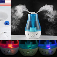 3L Ultrasonic Cool Mist Humidifier Quiet Oil Diffuser Bedroom Office w/LED Light picture