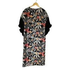SHEIN Modely Floral Print Ruffle Sleeve Oversized Fit Dress Size XL NWT Multi picture