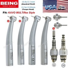 US BEING Dental Handpiece Fiber Optic High Speed Turbine Coupler 4/6Hole FG Burs picture