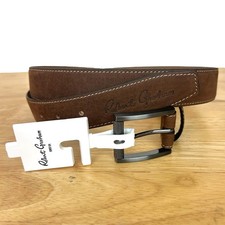 NEW Robert Graham Ripaso Belt Leather Tan Brown Mens Size 40 $98 RG4304895 picture