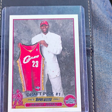 Topps 2003-04 Draft Pick LeBron James RC Cleveland Cavaliers #221 picture