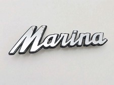 MORRIS MARINA VINTAGE METAL LOGO BADGE SYMBOL SIGN EMBLEM picture