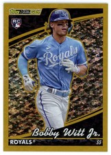 2022 Topps Update #BG11 Bobby Witt Jr. RC KC Royals Gold Black Gold 35/75 picture