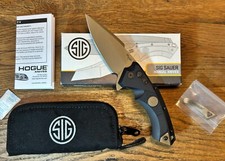 Hogue SIG X5 Emperor Scorpion Knife Alum & G10 Handle, Plain CPM154 Blade 36570 picture