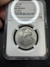 1928 Hawaii Commemorative Half Dollar NGC UNC Details Key Date Looks Great picture