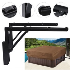 2Pcs Spa Cover Roller Rack Hot Tub Cover Lifter Holder For SPA Cabine 77.16 lbs picture