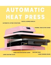 HTVRONT Auto Heat Press NEW Machine T-Shirts/Heat Press 15x15 with Auto Release picture