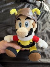 Rare 2007 Sanei Super Mario Galaxy Mario Bee Plush 7