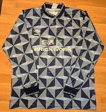 1990 Umbro Genuine Vintage Northern Ireland Long Sleeve Away Template Jersey (L) picture