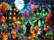 Halloween Nightmare 500-Piece Halloween Horror Jigsaw Puzzle, 21x15 inch picture