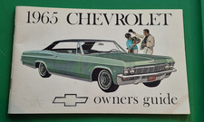 1965 Chevrolet Impala Owners Guide Feb 1965 3rd edition. picture