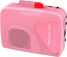 Walkman Cassette Players Recorders AM/FM Radio, Portable Tape Player Records picture