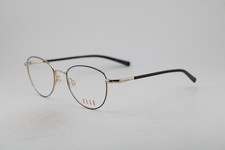 NEW ELLE EL 13467 BK BLACK GOLD GUNMETAL AUTHENTIC EYEGLASSES 51-19 picture