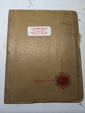 GISHOLT MACHINE SERVICE REPAIR PARTS LIST MANUAL SIMPLIFIED 4 TURRET LATHE 1941 picture