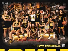 2025-2026 IOWA HAWKEYES Women's Basketball Team Official Poster *FAST SHIP* picture