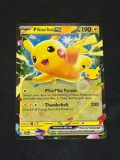 Pikachu ex 053/128 Holo Ultra Rare ME: 30th Celebration Pokemon Near Mint picture