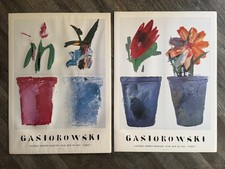 Gerard Gasiorowski Poster Vintage French Exhibition Pots de Fleurs Flower Art picture