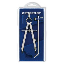 Staedtler MARS 551 02 Drafting Compass Center Wheel Quick Adjust Metal Case picture