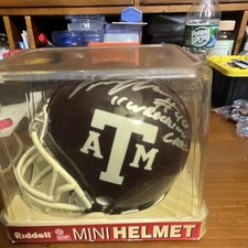 Von Miller Texas A&M Aggies Signed Mini Helmet (Not Authenticated) picture